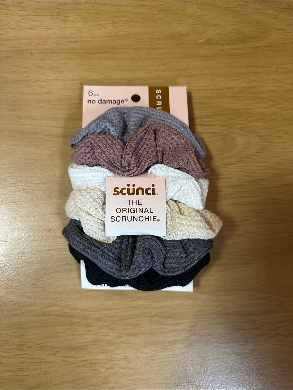 Scunci Waffle Knit Hair Scrunchies